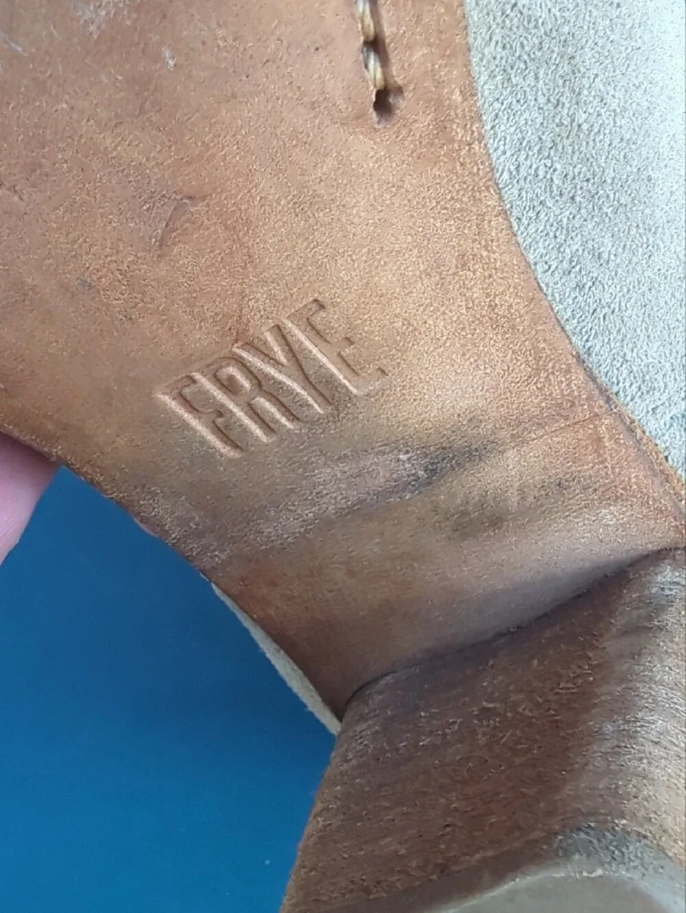 Women's Taupe Suede Ankle Booties with Strap Detail